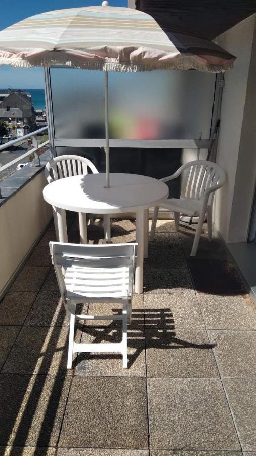Studio calme avec terrasse vue mer Pleneuf-Val-Andre Extérieur photo