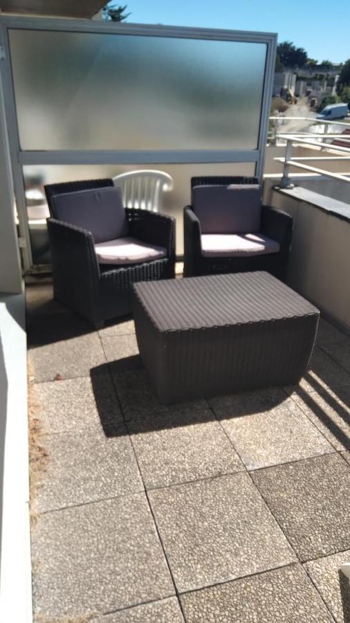 Studio calme avec terrasse vue mer Pleneuf-Val-Andre Extérieur photo